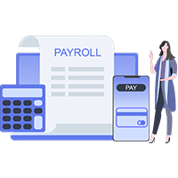 Home page payroll processing slider